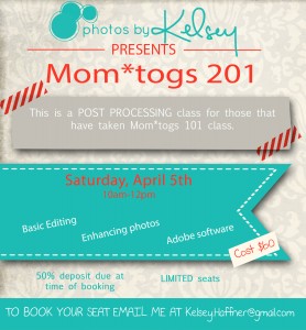 Momtogs 201 Post Processing